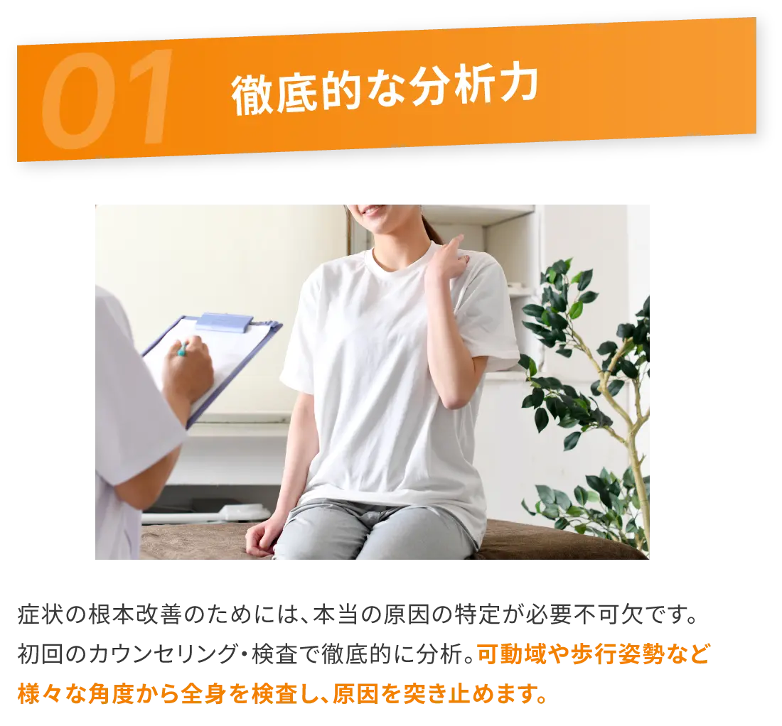 徹底的な分析力